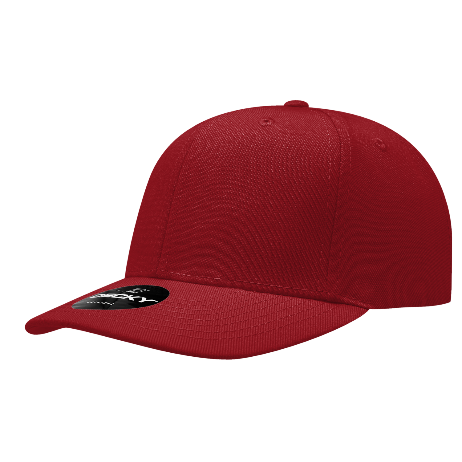 Decky 207 6 Panel Mid Profile Structured Acrylic/Polyester Cap