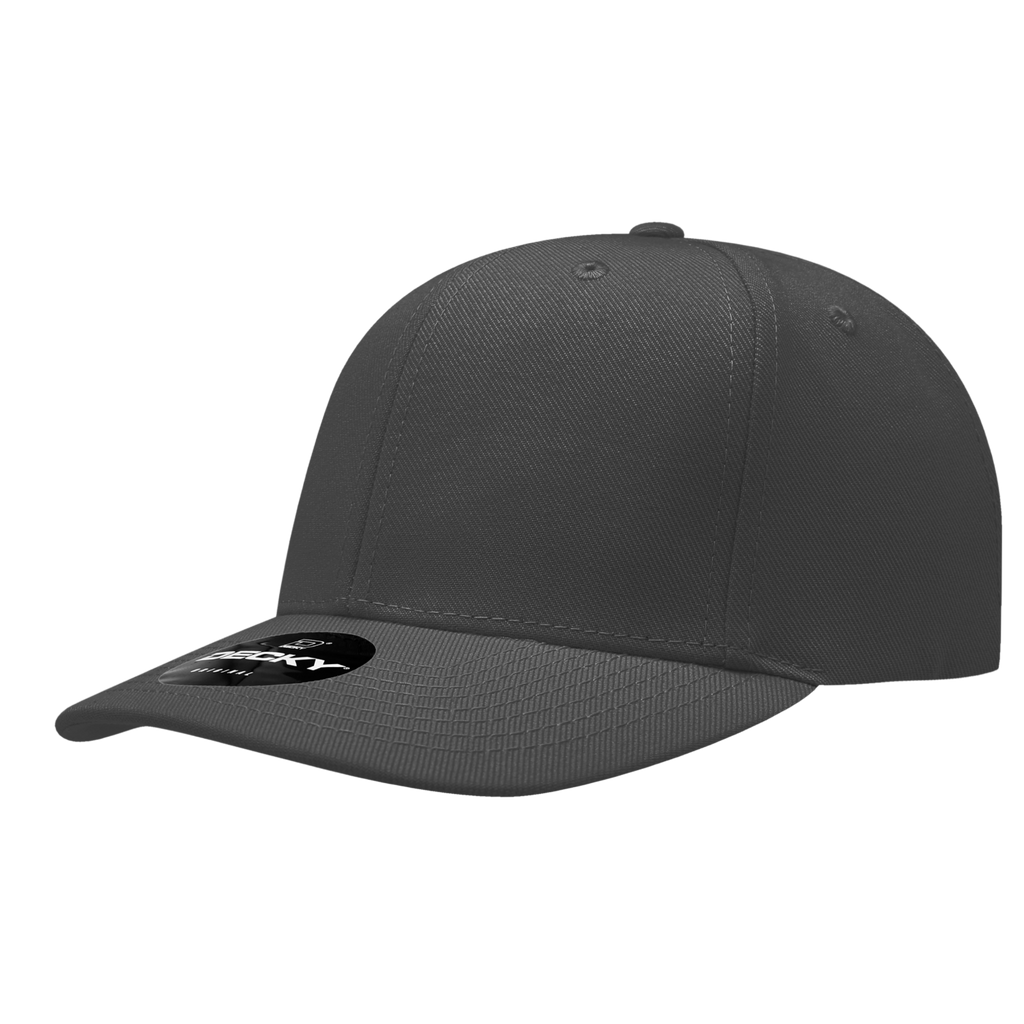 Decky 207 6 Panel Mid Profile Structured Acrylic/Polyester Cap