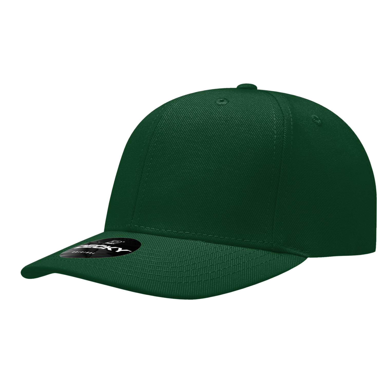 Decky 207 6 Panel Mid Profile Structured Acrylic/Polyester Cap