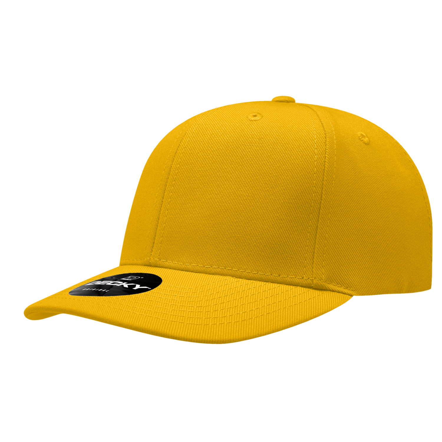 Decky 207 6 Panel Mid Profile Structured Acrylic/Polyester Cap