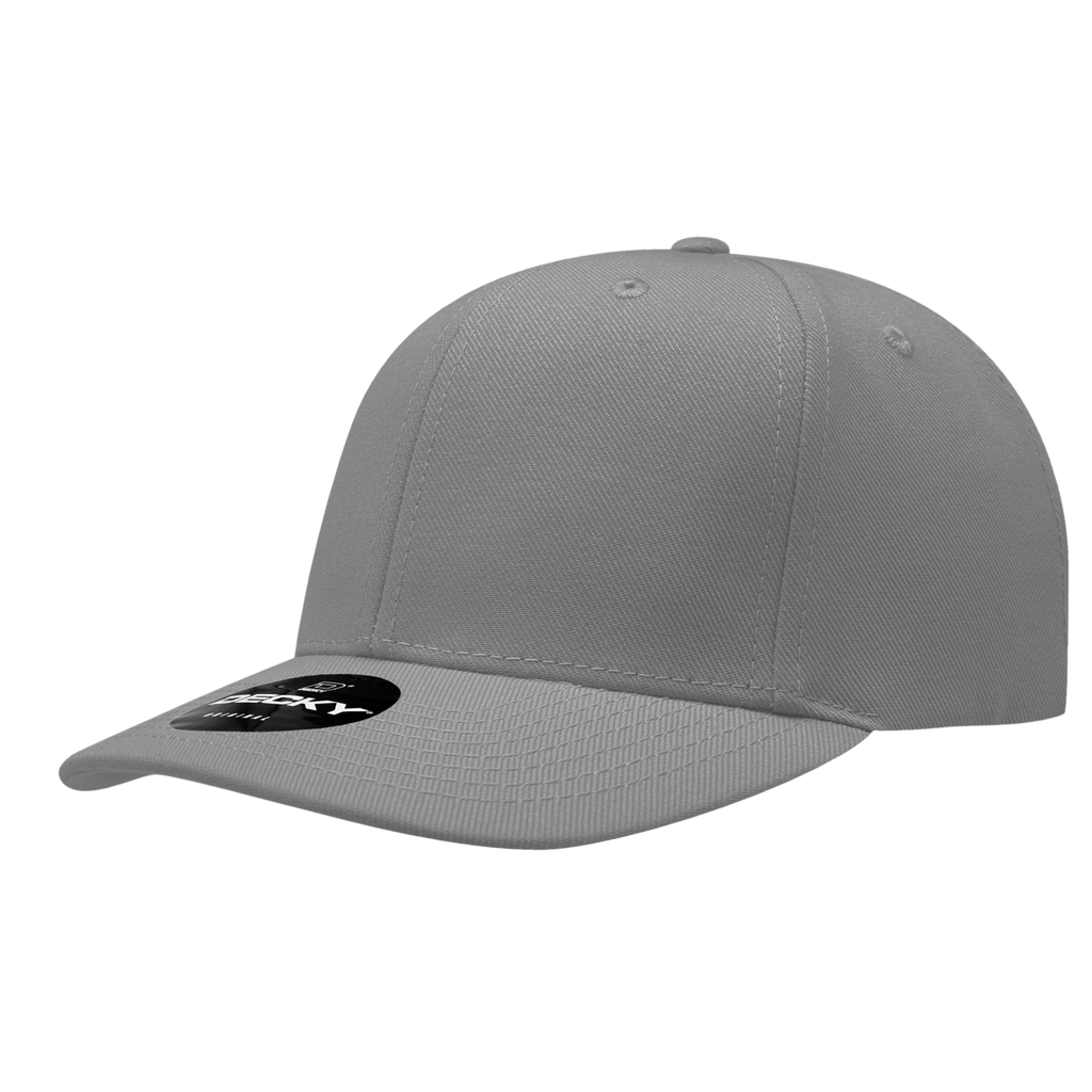 Decky 207 6 Panel Mid Profile Structured Acrylic/Polyester Cap