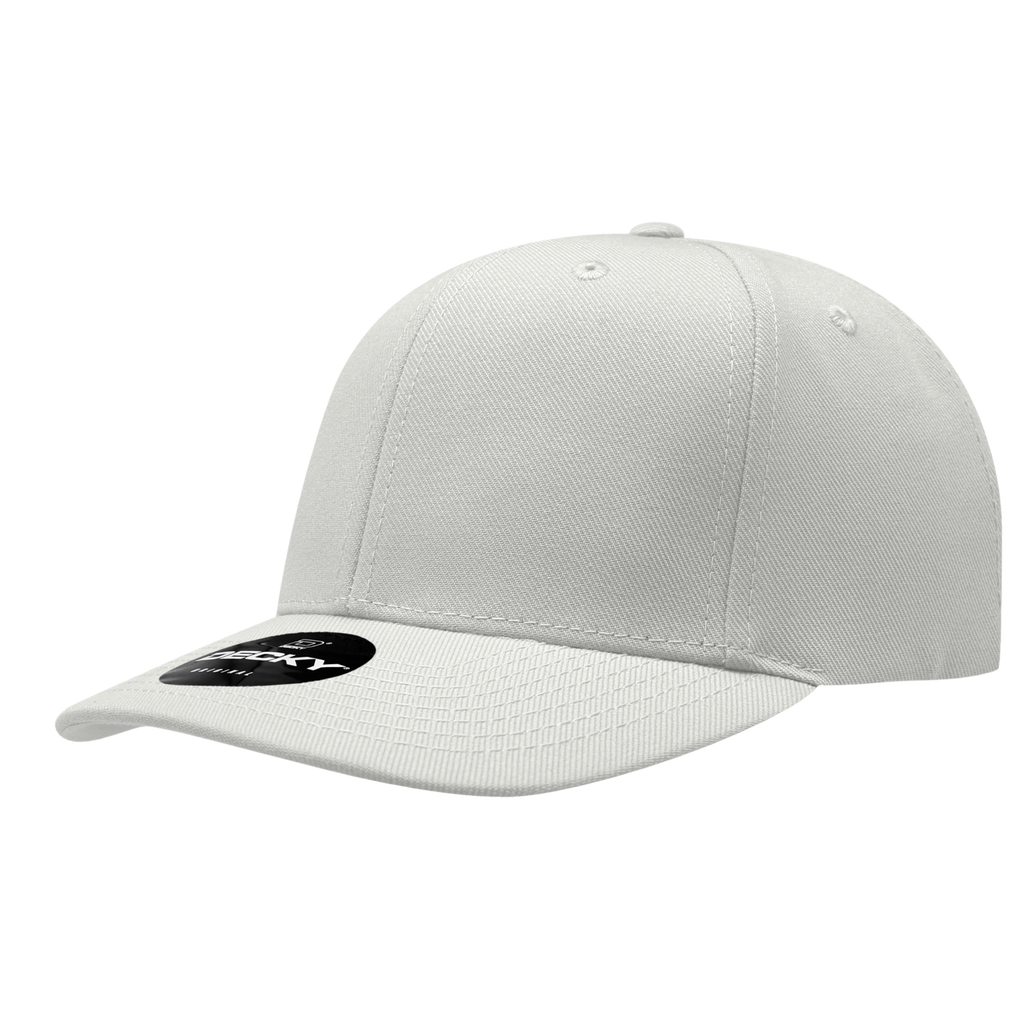Decky 207 6 Panel Mid Profile Structured Acrylic/Polyester Cap