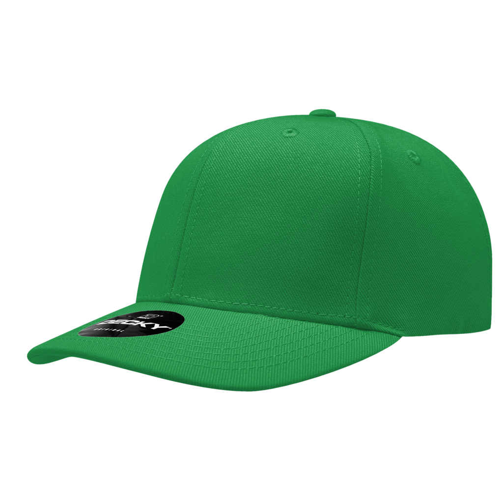 Decky 207 6 Panel Mid Profile Structured Acrylic/Polyester Cap