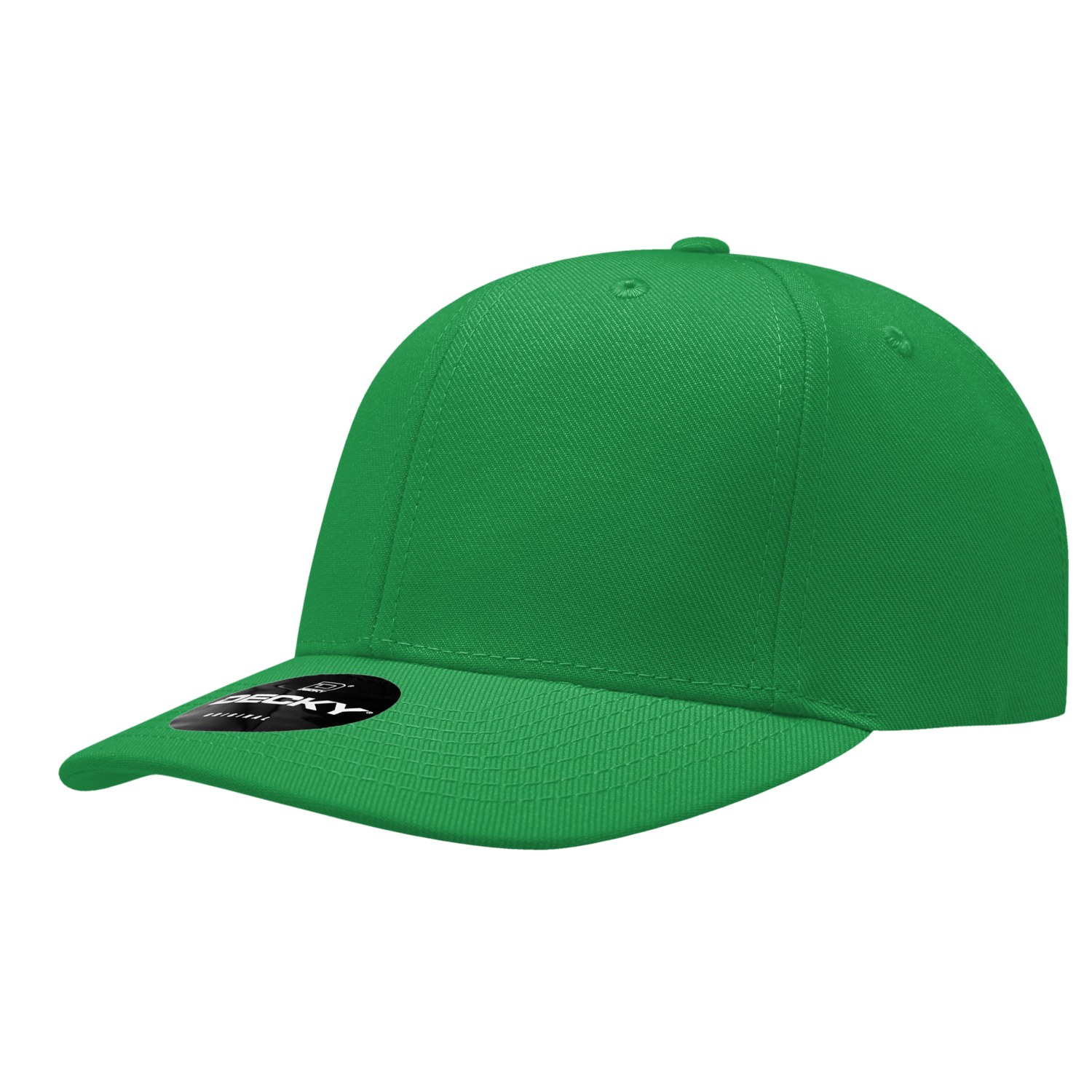 Decky 207 6 Panel Mid Profile Structured Acrylic/Polyester Cap