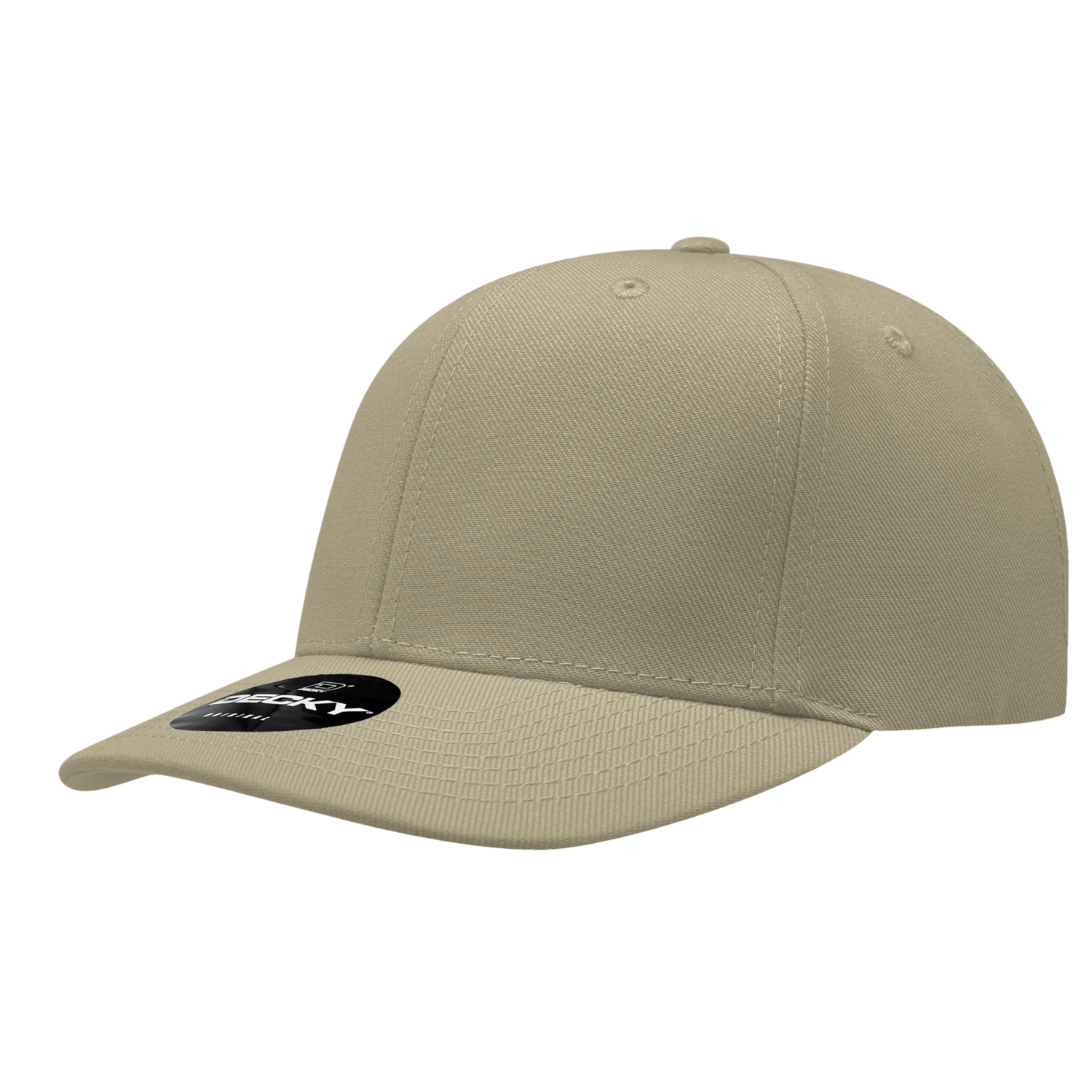 Decky 207 6 Panel Mid Profile Structured Acrylic/Polyester Cap