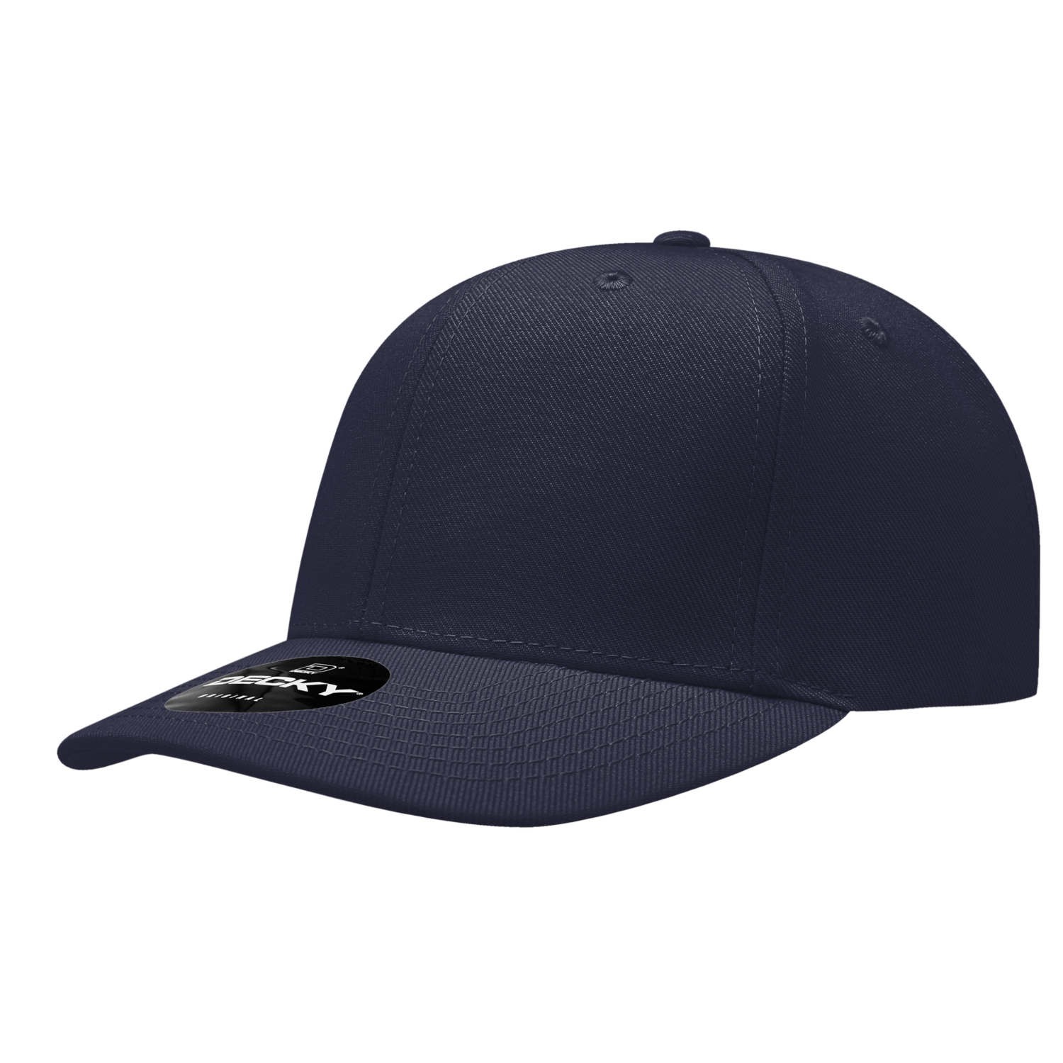 Decky 207 6 Panel Mid Profile Structured Acrylic/Polyester Cap