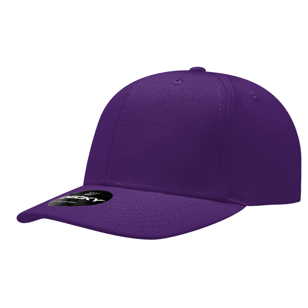 Decky 207 6 Panel Mid Profile Structured Acrylic/Polyester Cap