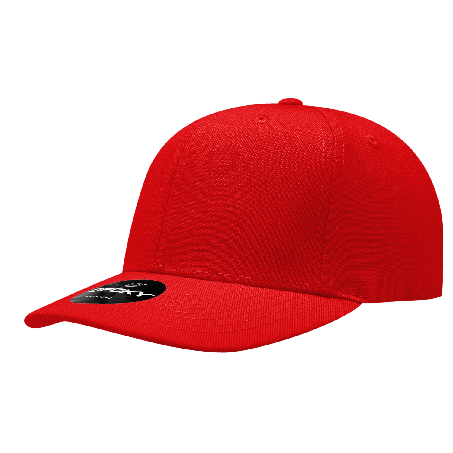 Decky 207 6 Panel Mid Profile Structured Acrylic/Polyester Cap
