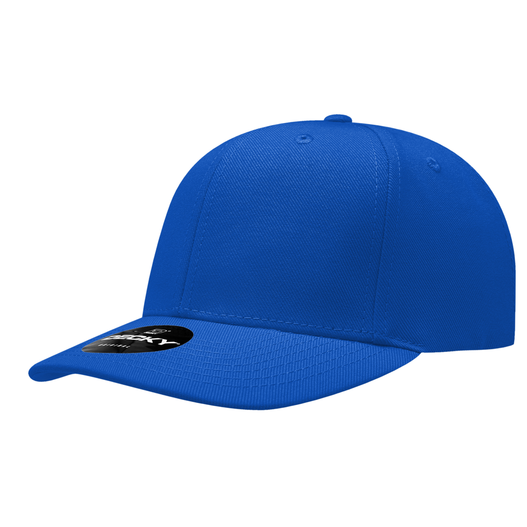 Decky 207 6 Panel Mid Profile Structured Acrylic/Polyester Cap