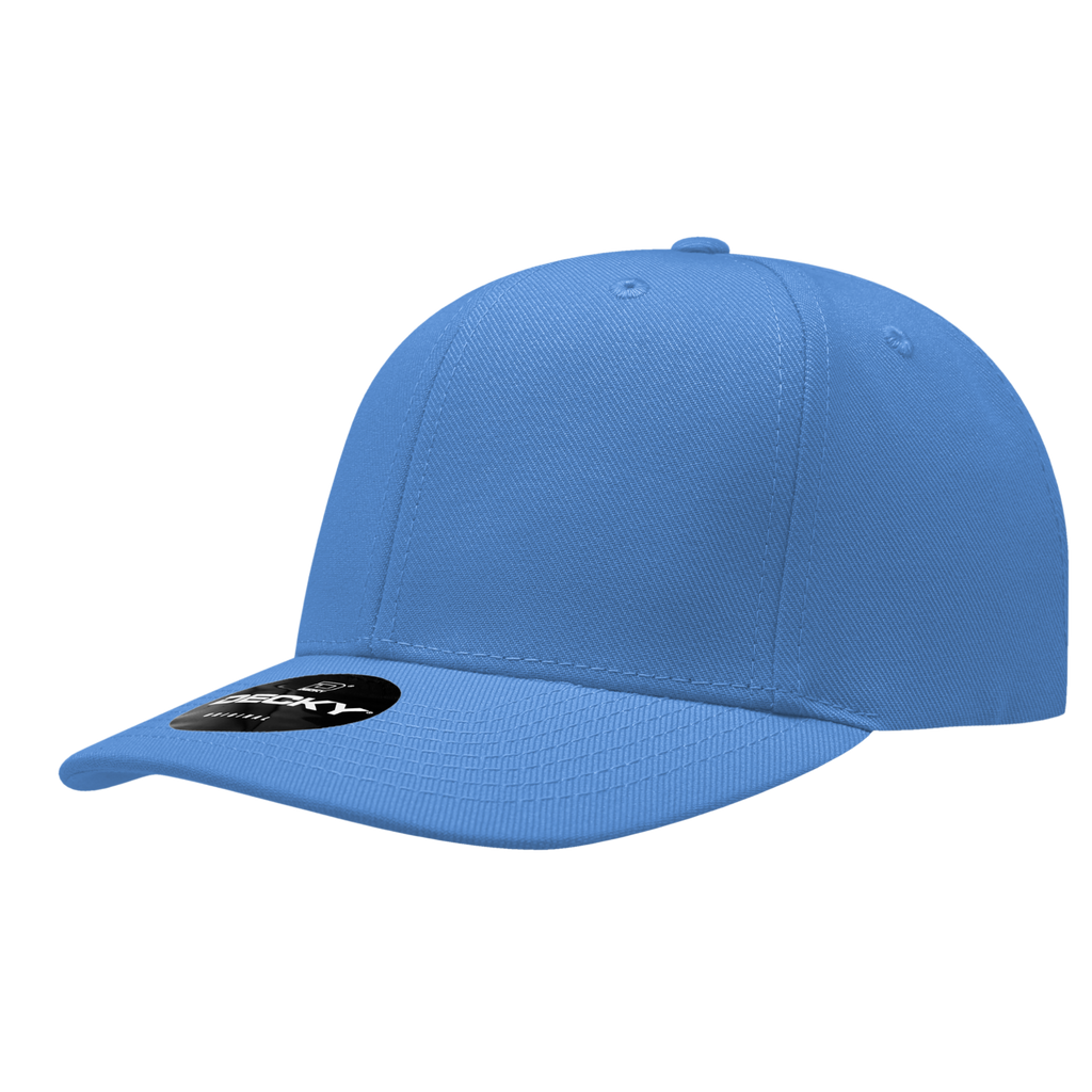 Decky 207 6 Panel Mid Profile Structured Acrylic/Polyester Cap