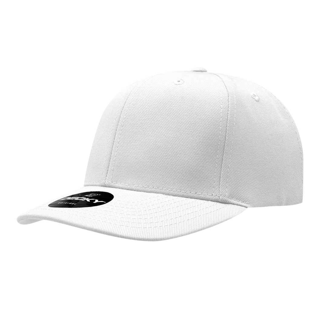 Decky 207 6 Panel Mid Profile Structured Acrylic/Polyester Cap