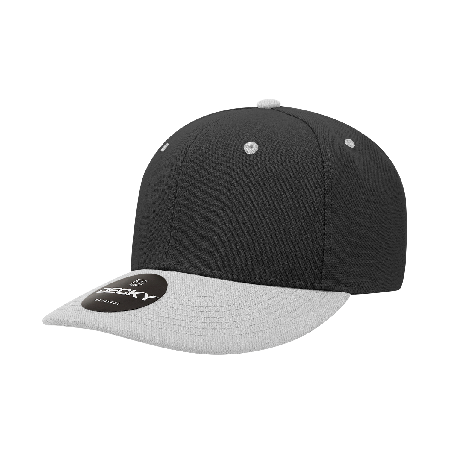 Decky 207 6 Panel Mid Profile Structured Acrylic/Polyester Cap