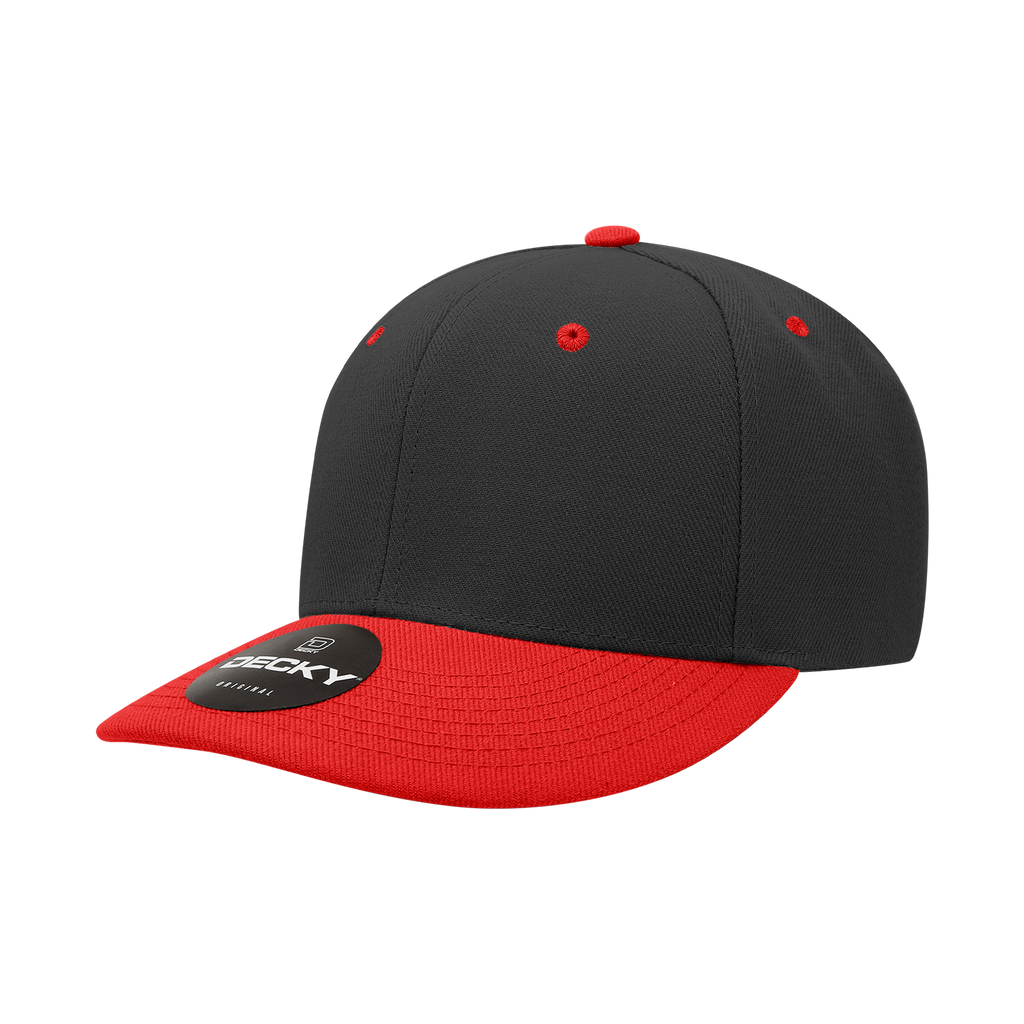 Decky 207 6 Panel Mid Profile Structured Acrylic/Polyester Cap