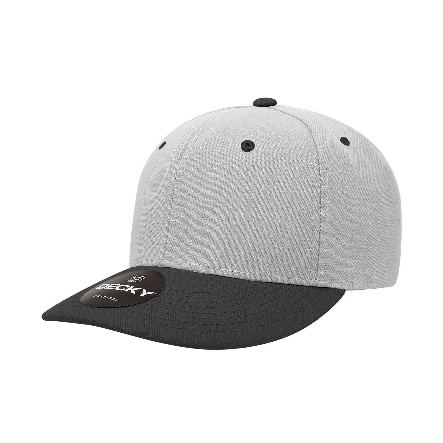 Decky 207 6 Panel Mid Profile Structured Acrylic/Polyester Cap