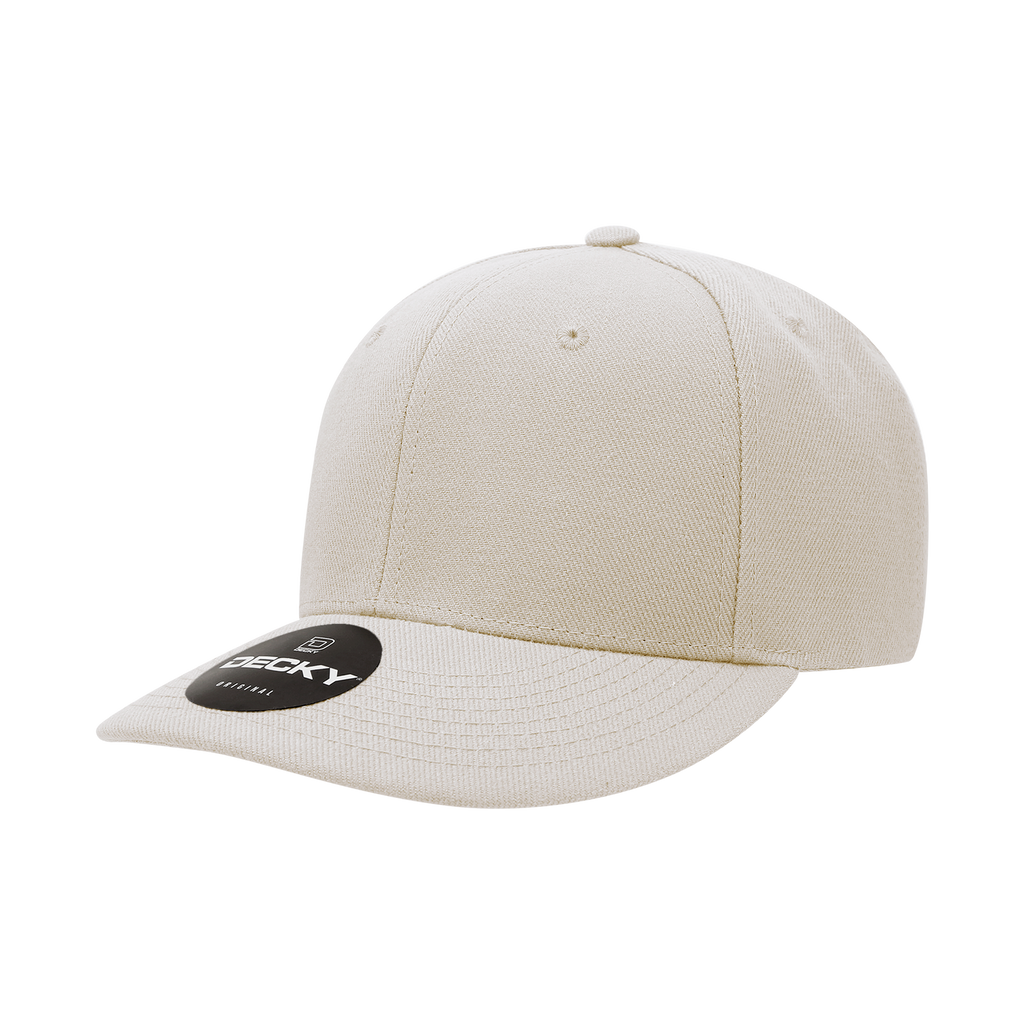Decky 207 6 Panel Mid Profile Structured Acrylic/Polyester Cap