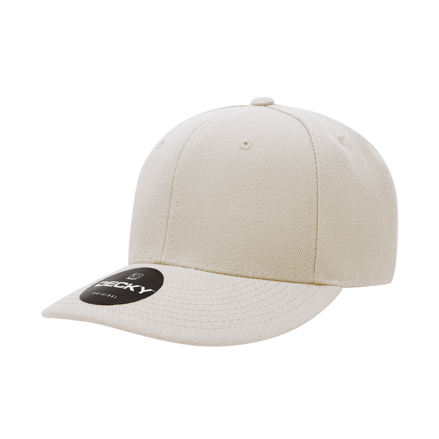 Decky 207 6 Panel Mid Profile Structured Acrylic/Polyester Cap