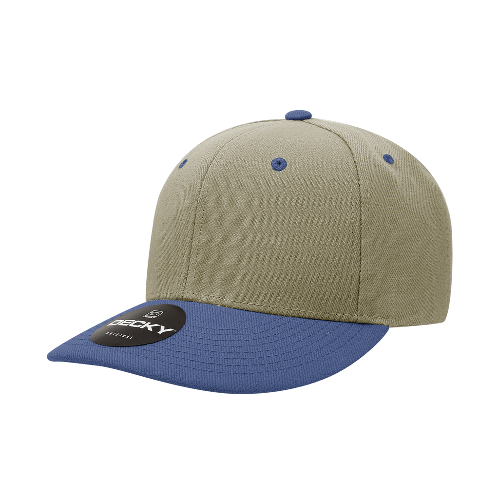 Decky 207 6 Panel Mid Profile Structured Acrylic/Polyester Cap