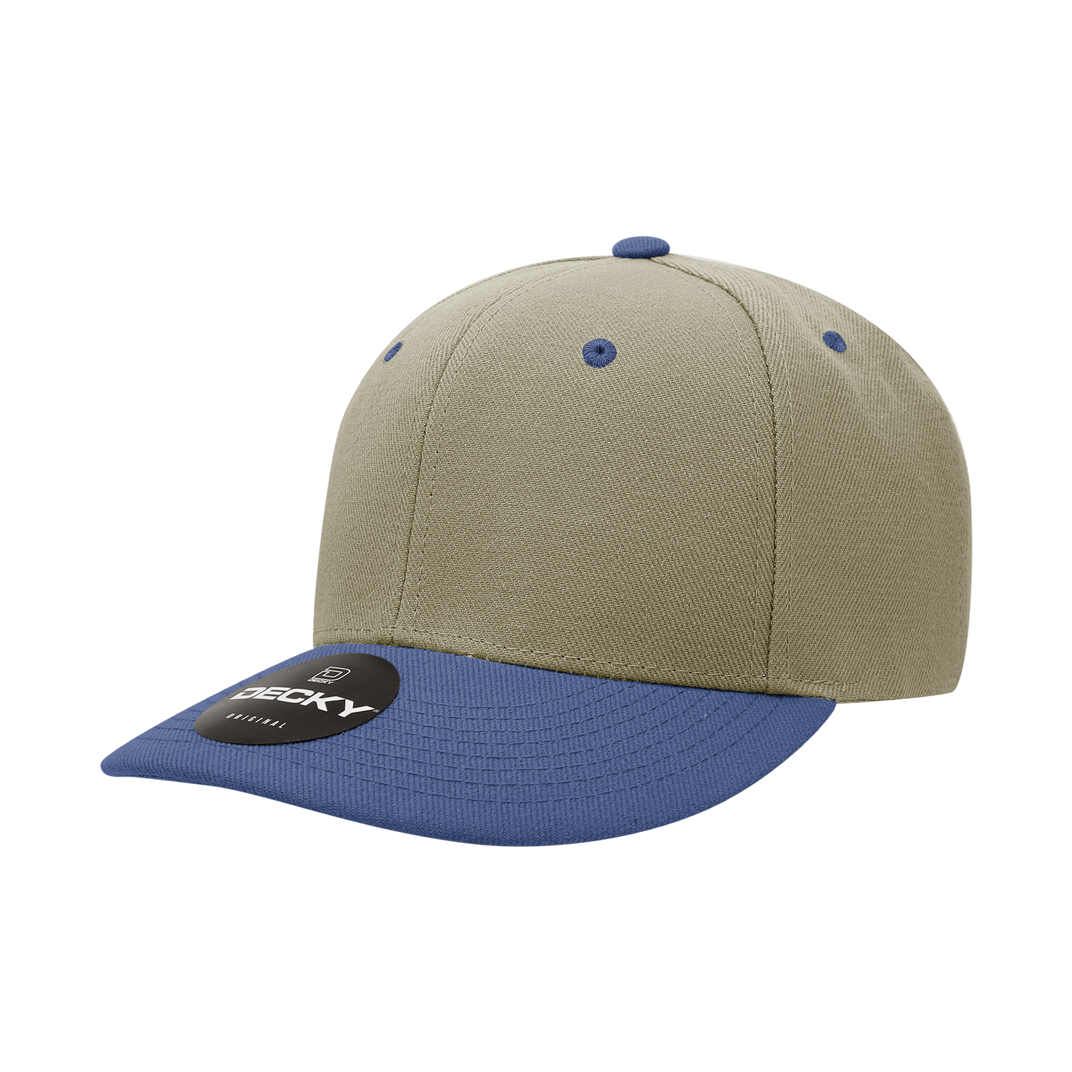 Decky 207 6 Panel Mid Profile Structured Acrylic/Polyester Cap