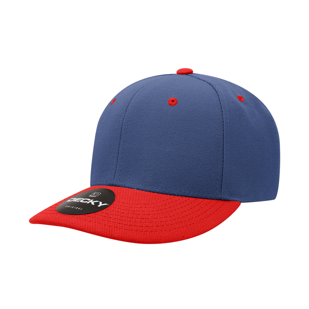 Decky 207 6 Panel Mid Profile Structured Acrylic/Polyester Cap
