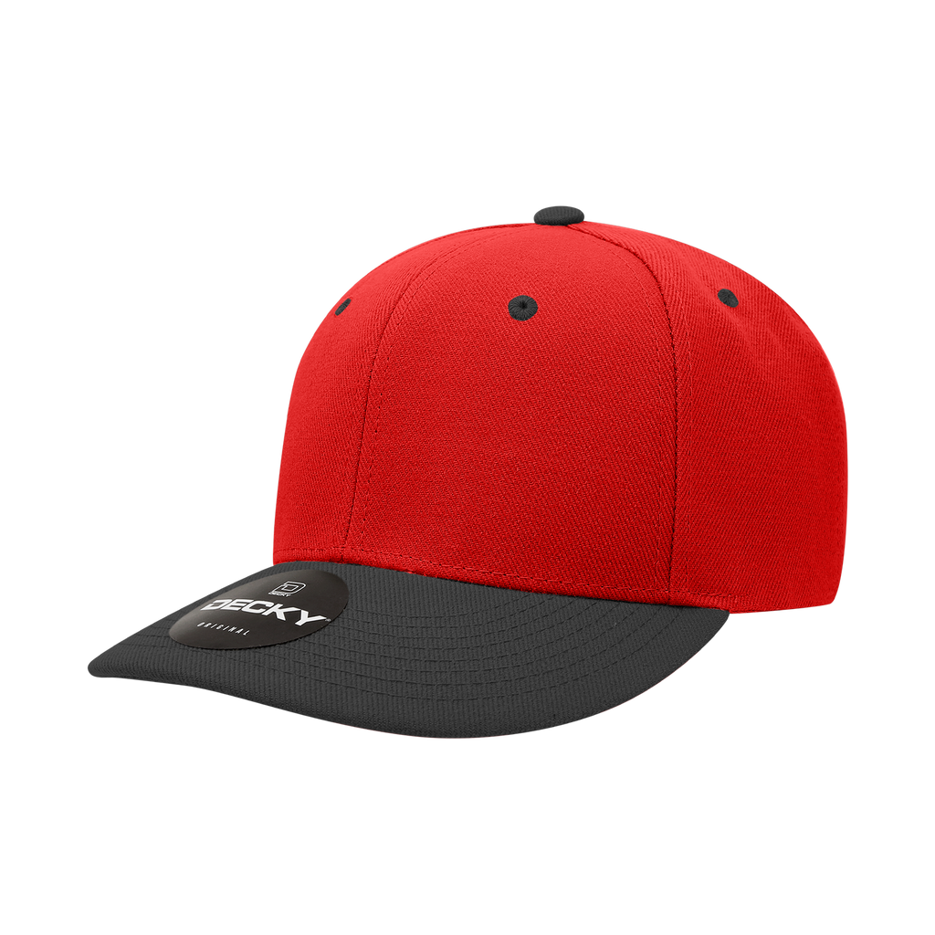 Decky 207 6 Panel Mid Profile Structured Acrylic/Polyester Cap