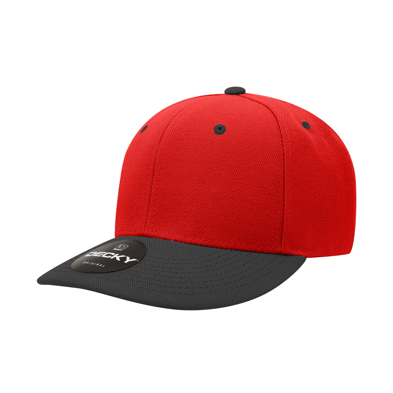 Decky 207 6 Panel Mid Profile Structured Acrylic/Polyester Cap