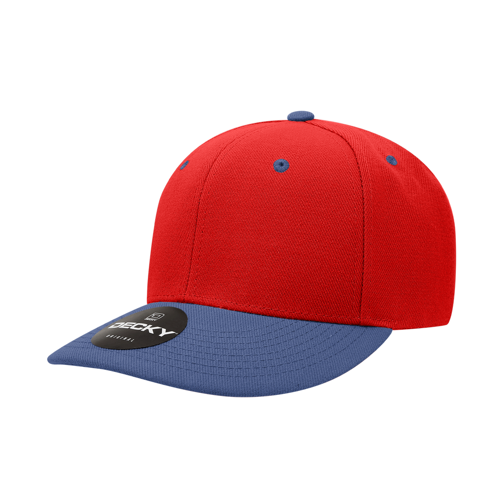 Decky 207 6 Panel Mid Profile Structured Acrylic/Polyester Cap