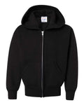 Hanes P480 Youth EcoSmart® Full-Zip Hooded Sweatshirt