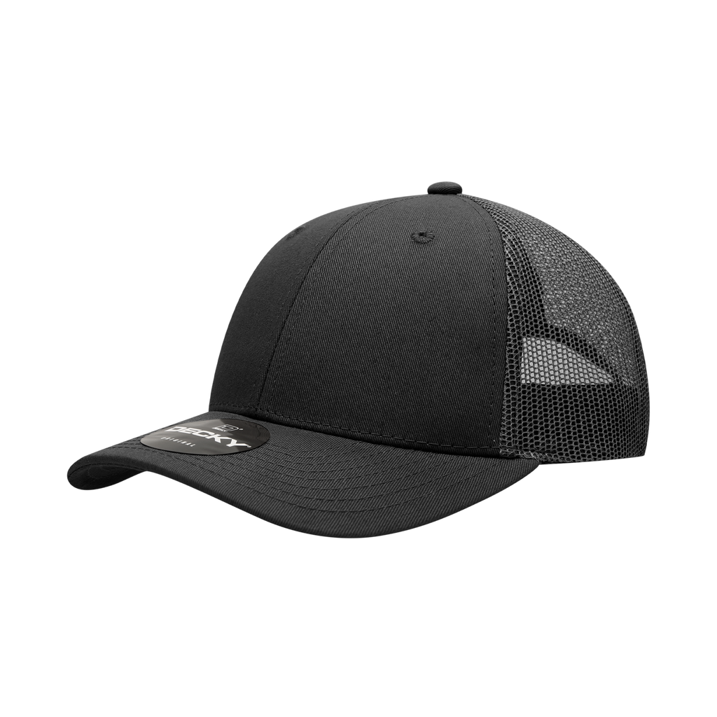 Decky 214 6 Panel Low Profile Structured Cotton Trucker