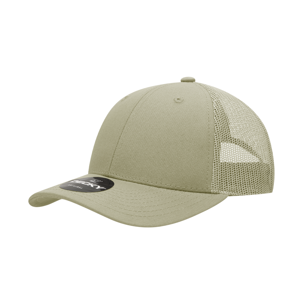 Decky 214 6 Panel Low Profile Structured Cotton Trucker