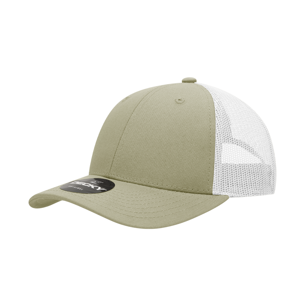 Decky 214 6 Panel Low Profile Structured Cotton Trucker