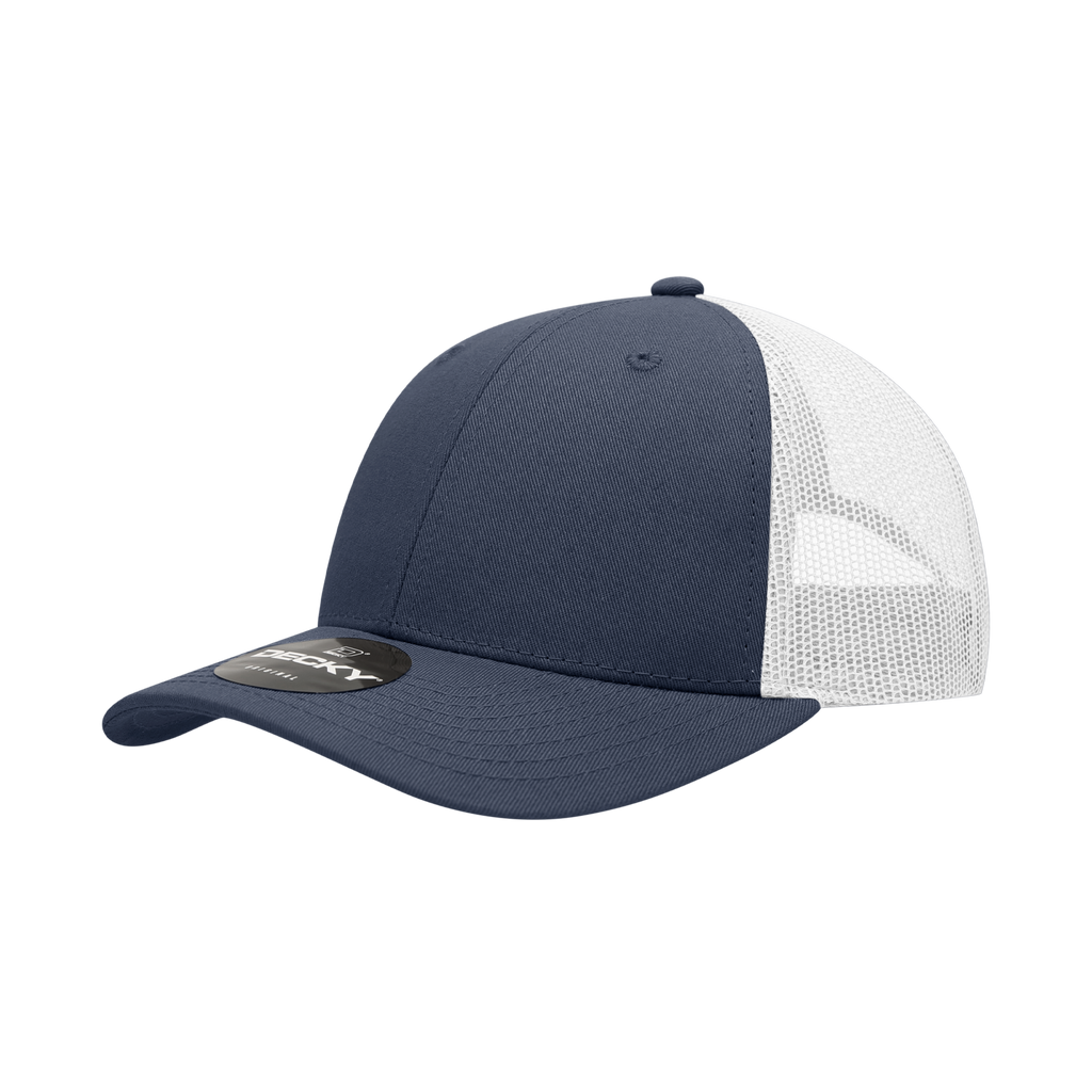 Decky 214 6 Panel Low Profile Structured Cotton Trucker