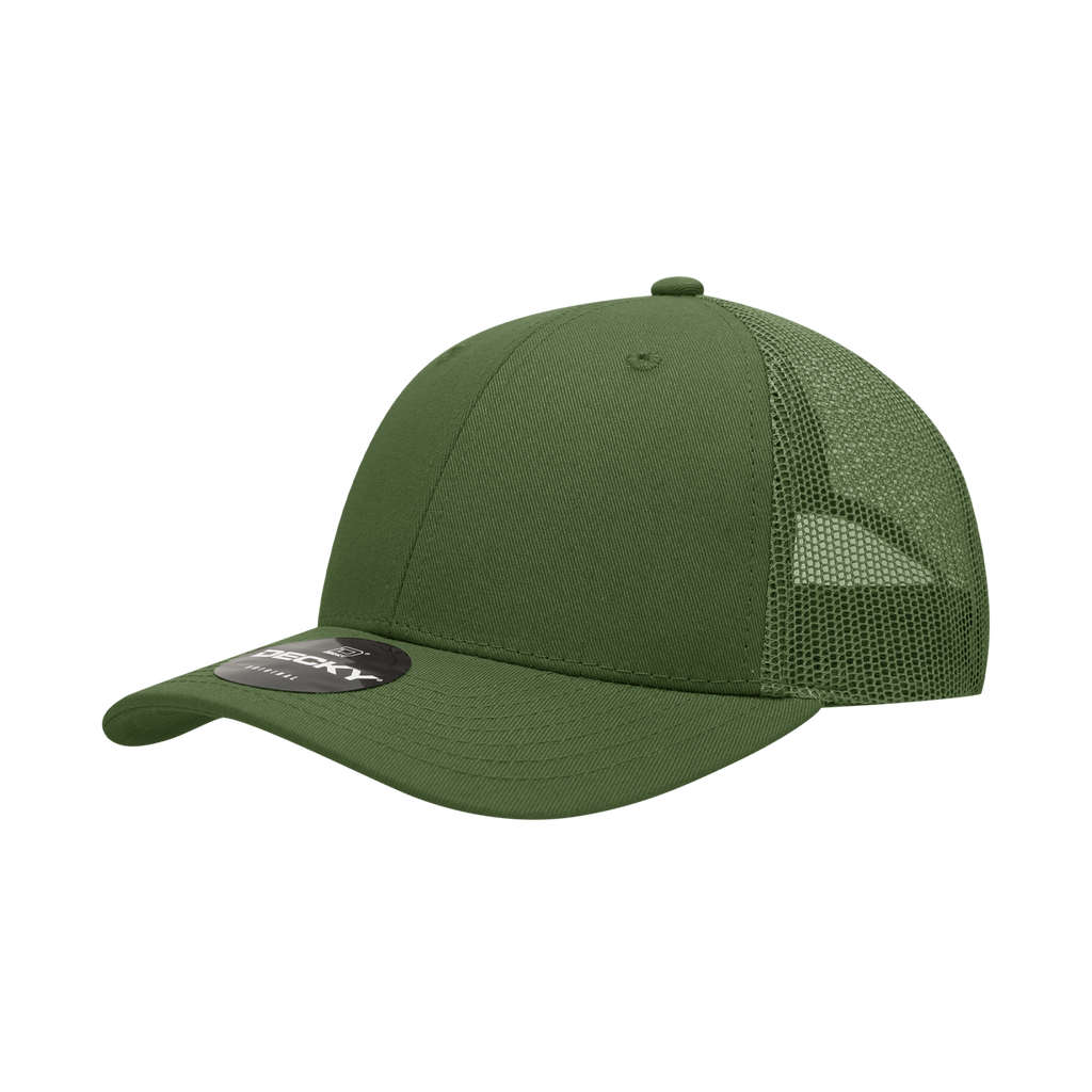 Decky 214 6 Panel Low Profile Structured Cotton Trucker