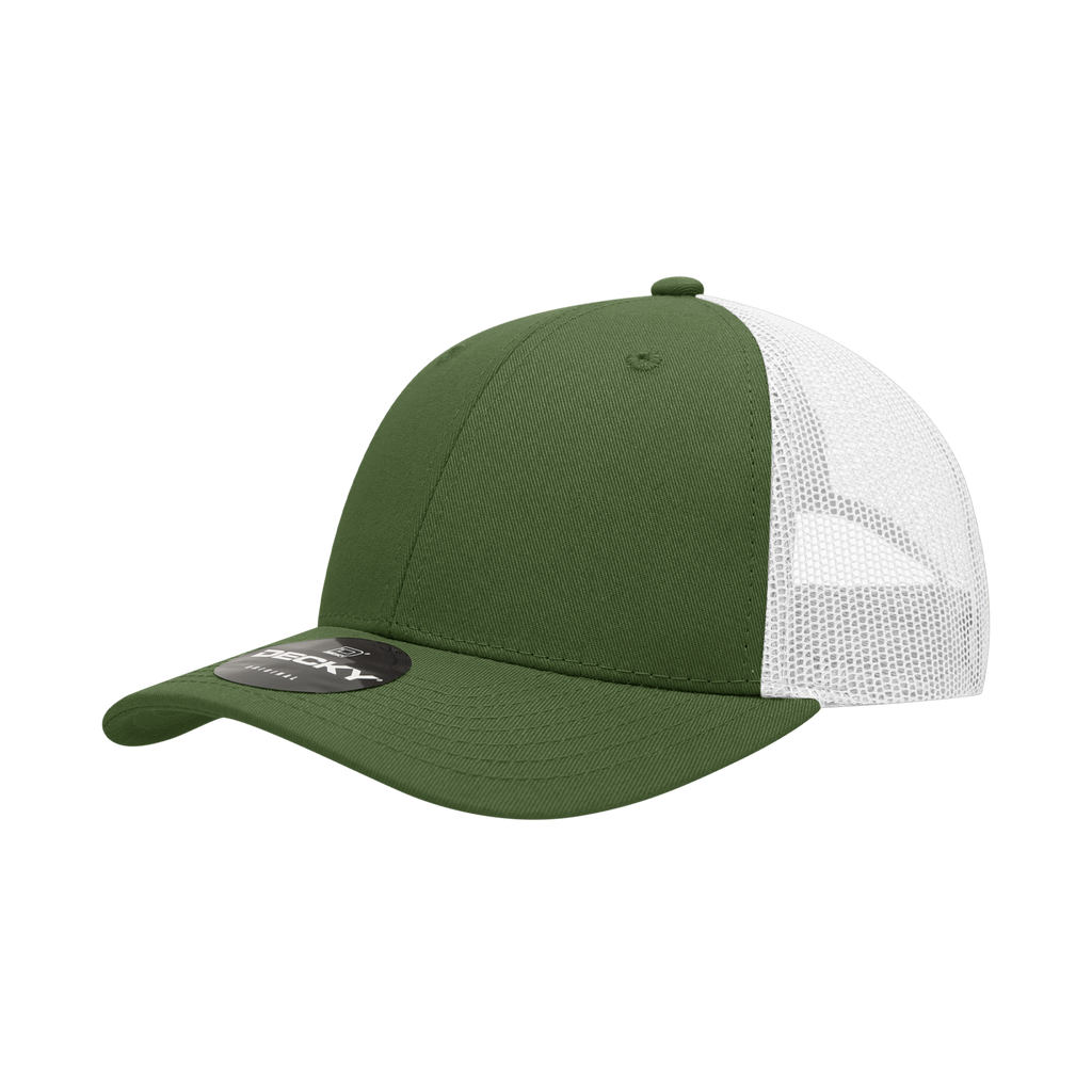 Decky 214 6 Panel Low Profile Structured Cotton Trucker