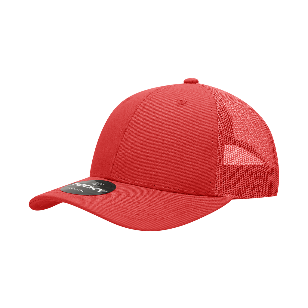 Decky 214 6 Panel Low Profile Structured Cotton Trucker
