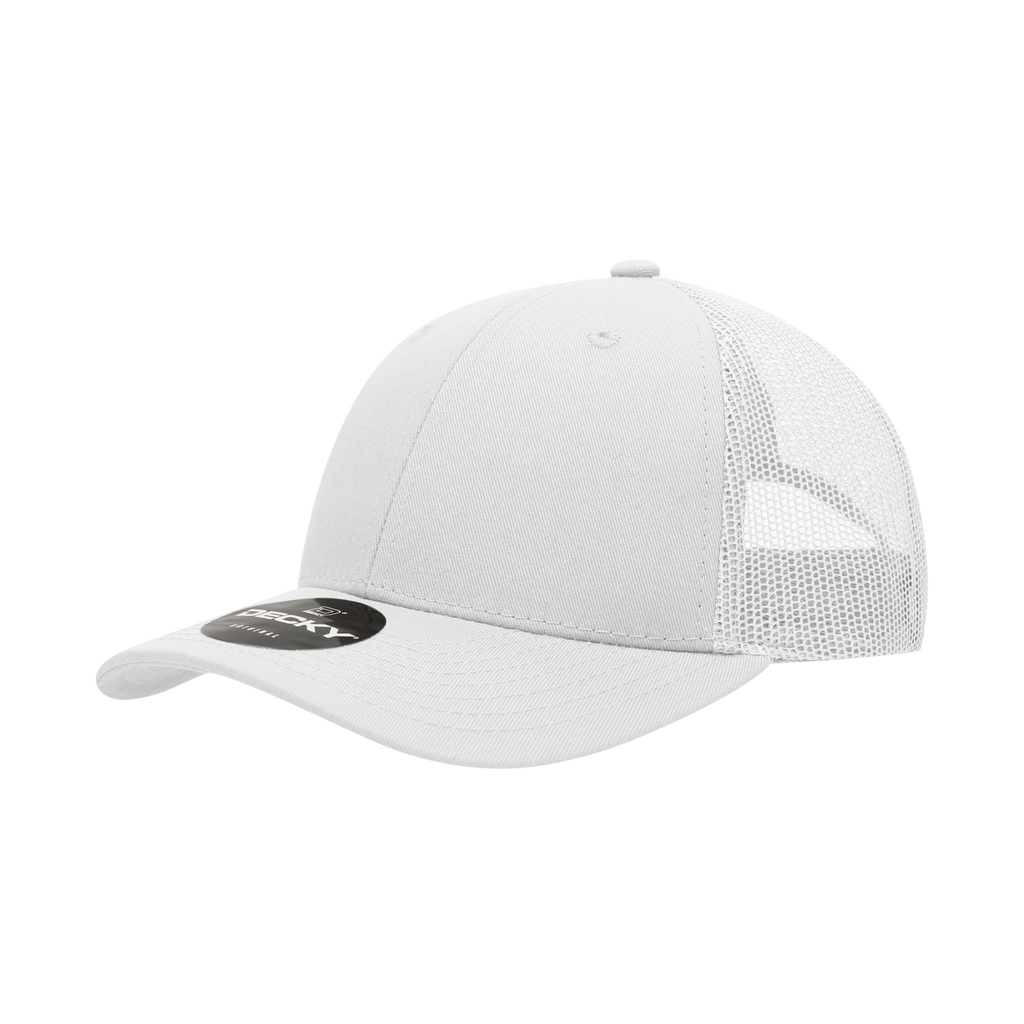 Decky 214 6 Panel Low Profile Structured Cotton Trucker