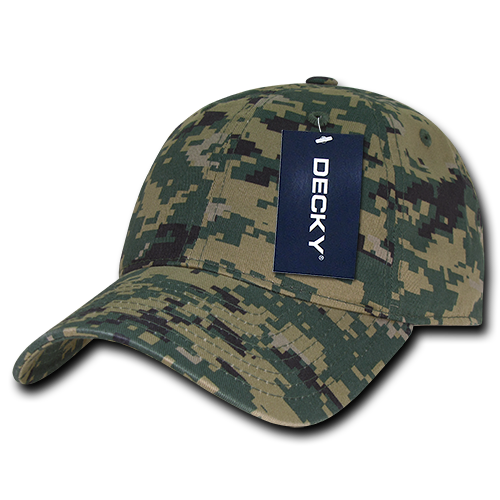 Decky 216 6 Panel Low Profile Relaxed Camo Dad Hat