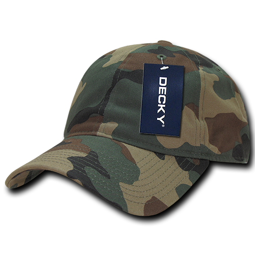 Decky 216 6 Panel Low Profile Relaxed Camo Dad Hat