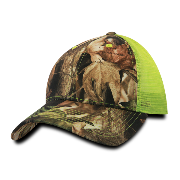 Decky 218 6 Panel Low Profile Structured Camo Trucker