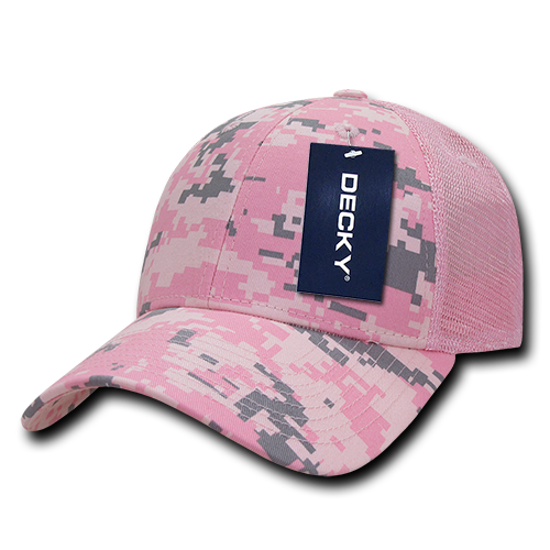 Decky 218 6 Panel Low Profile Structured Camo Trucker