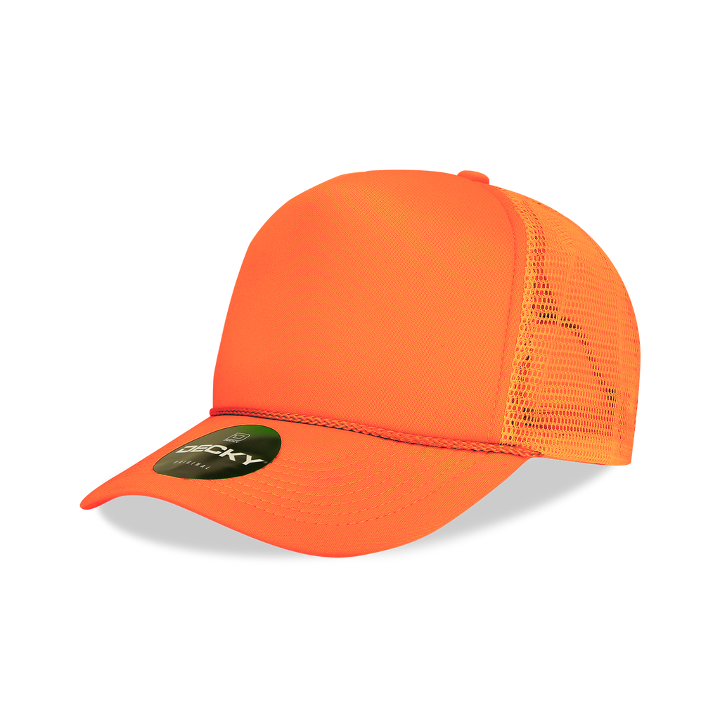 Decky 221 5 Panel Mid Profile Structured Foam Trucker