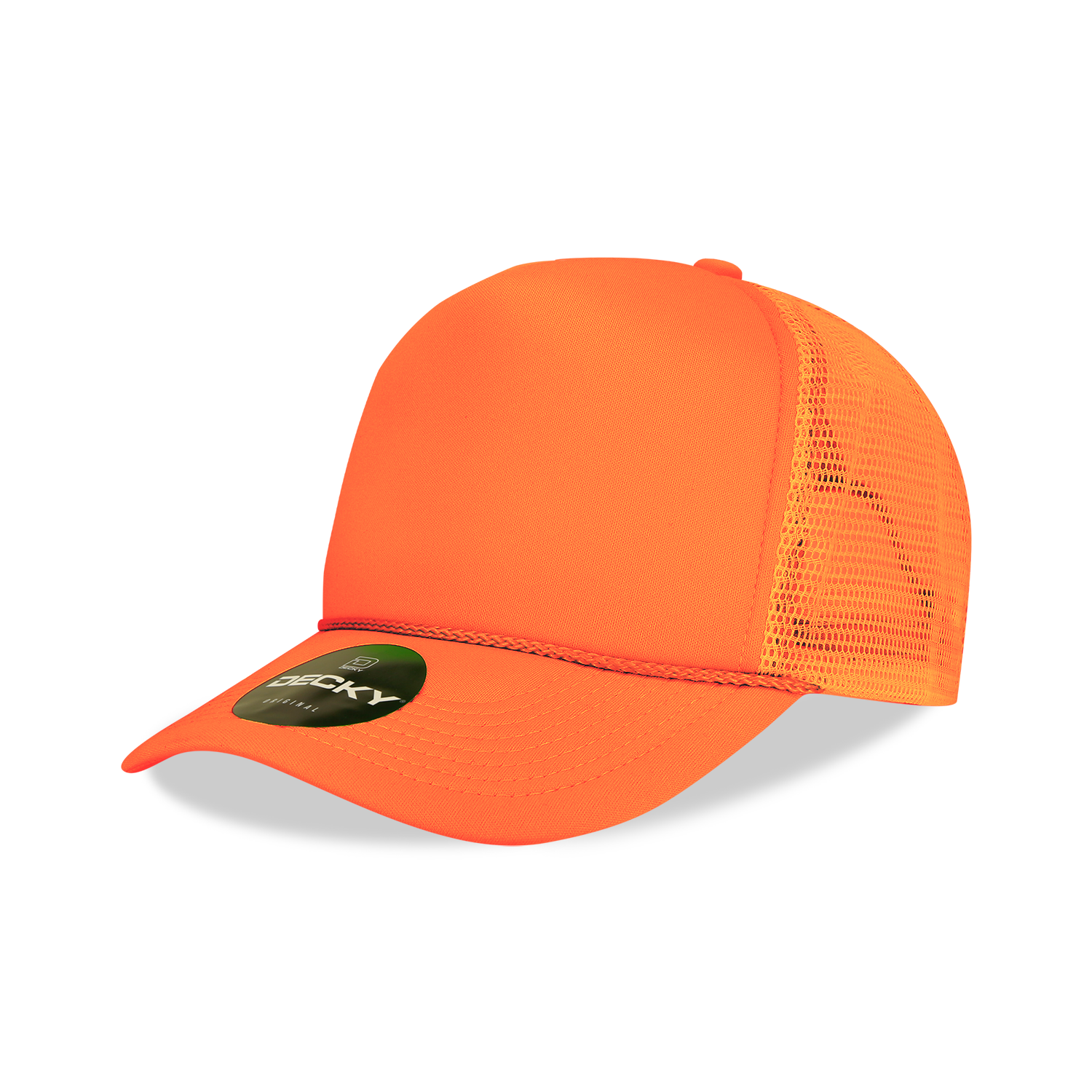 Decky 221 5 Panel Mid Profile Structured Foam Trucker