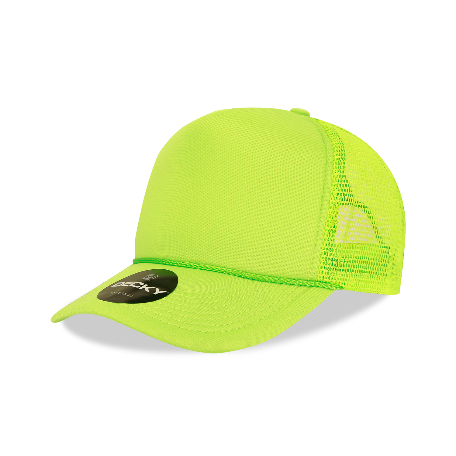 Decky 221 5 Panel Mid Profile Structured Foam Trucker