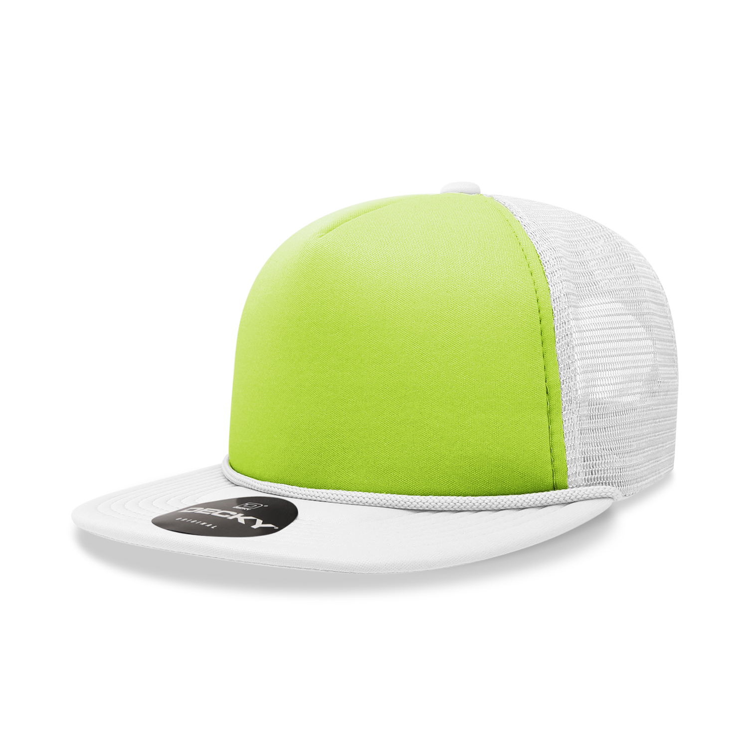 Decky 222 5 Panel High Profile Structured Two Tone Foam Trucker