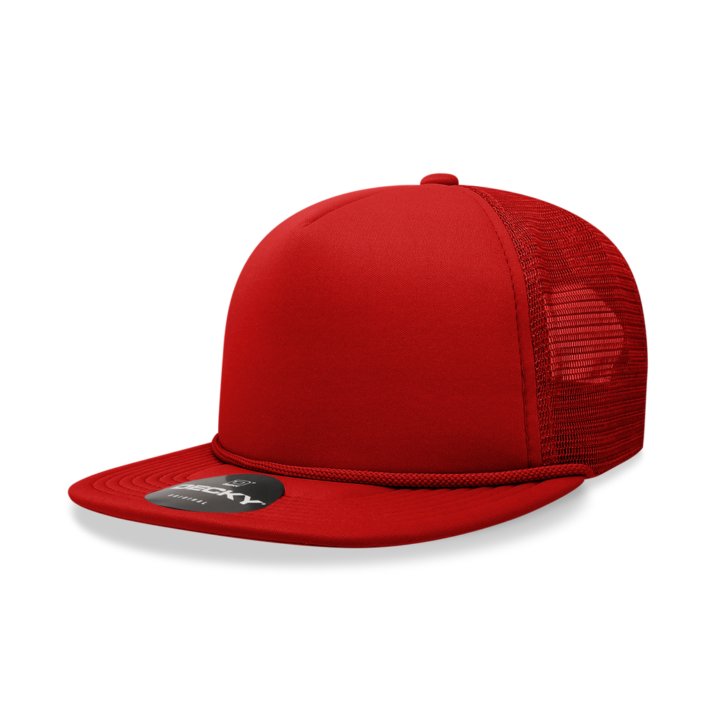 Decky 223 5 Panel High Profile Structured Foam Trucker