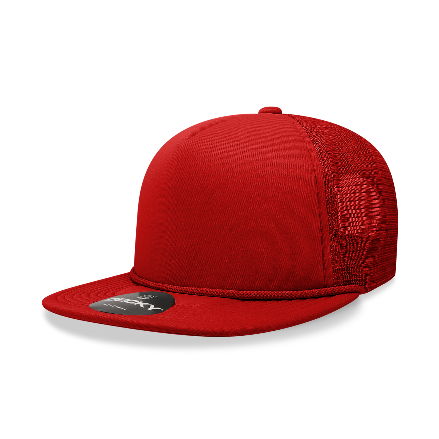Decky 223 5 Panel High Profile Structured Foam Trucker
