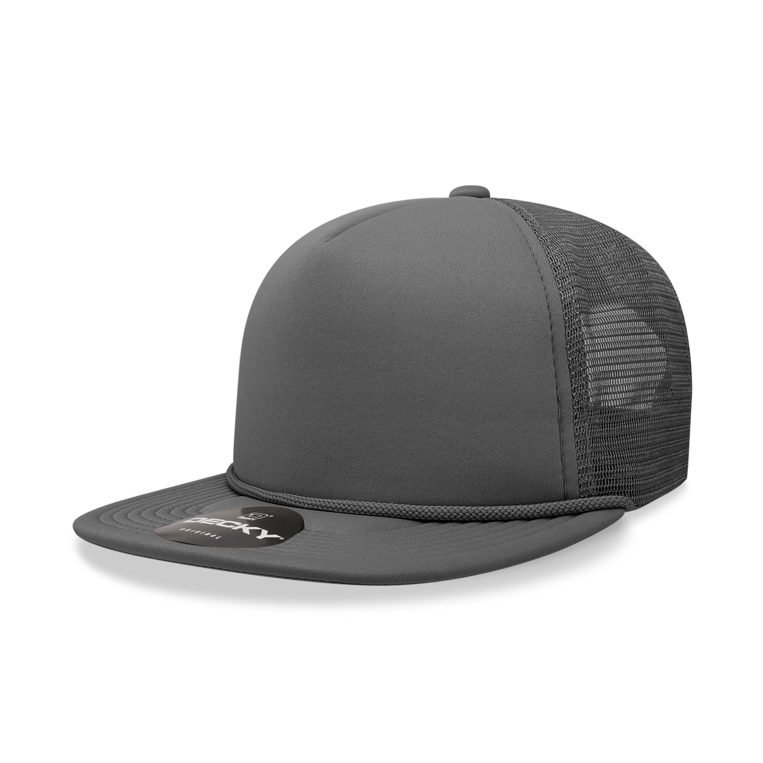Decky 223 5 Panel High Profile Structured Foam Trucker
