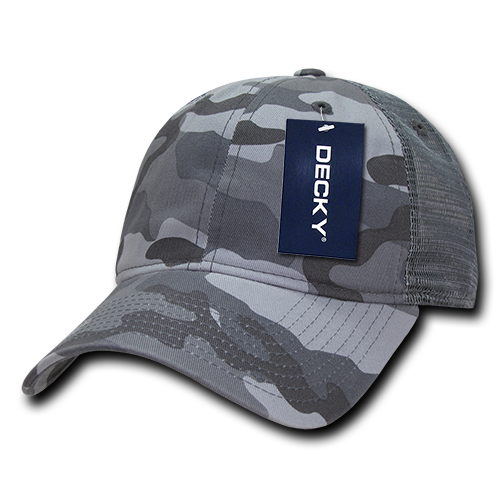 Decky 225 6 Panel Low Profile Relaxed Camo Trucker