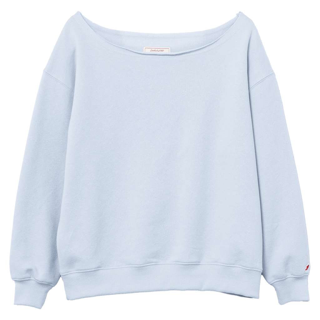 League RVF425 Reverse Fleece Tiffany Off Shoulder
