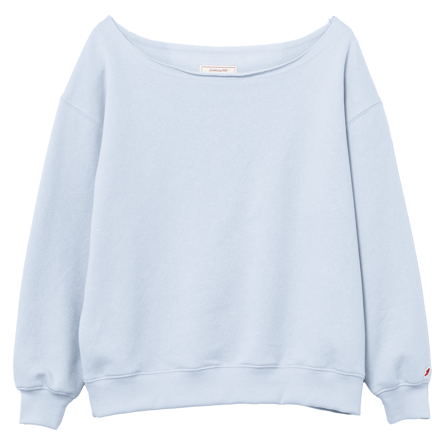 League RVF425 Reverse Fleece Tiffany Off Shoulder