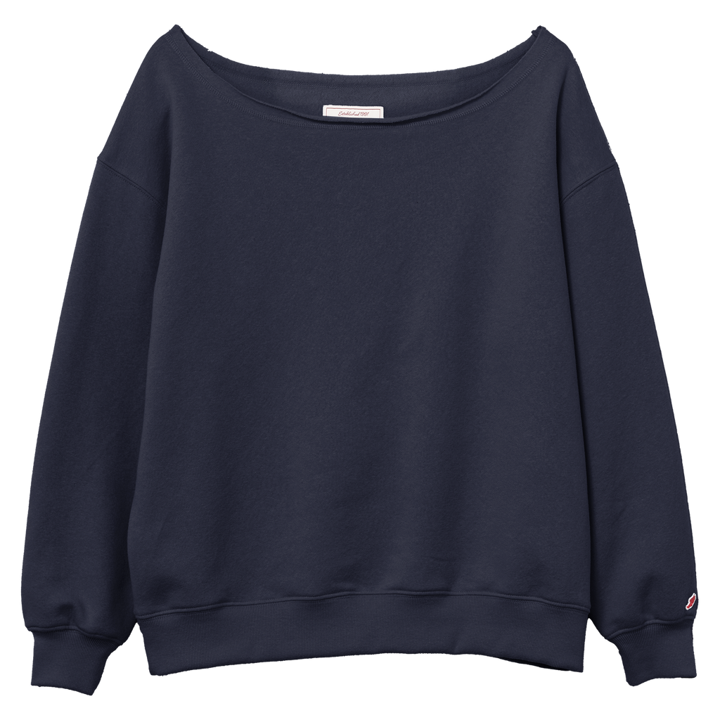 League RVF425 Reverse Fleece Tiffany Off Shoulder
